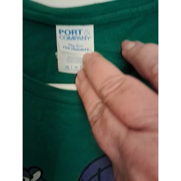 Port & company Green Tee Shirt Fan Favorite Womens Size Medium - Picture 3 of 6